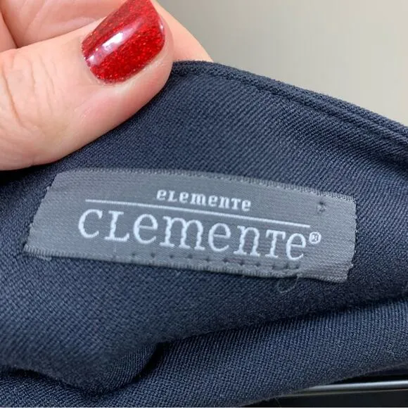 Elements Clemente Asymmetrical Black Midi Skirt