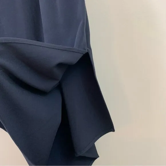 Elements Clemente Asymmetrical Black Midi Skirt