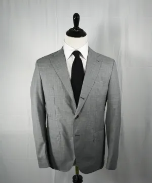 ELEVENTY - Semi-Lined Gray 2-3 Button Roll Lapel Suit - 40R