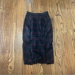 Elizabeth James Maeve plaid pencil skirt-Size 2