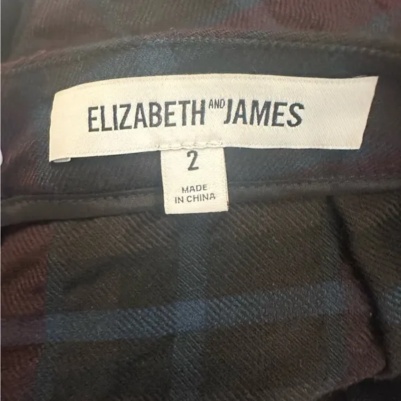 Elizabeth James Maeve plaid pencil skirt-Size 2