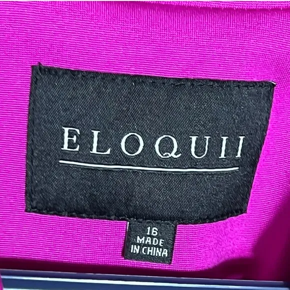 Eloquii The Ultimate Suit Blazer in Berry, Plus Size 16