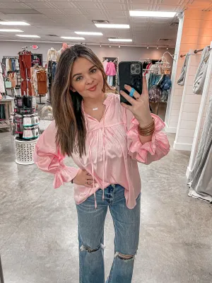 Encore Please Long Sleeve Blouse