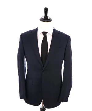 ERMENEGILDO ZEGNA - "Cool Effect" Blue Oxford Royal Weave Blazer - 40R