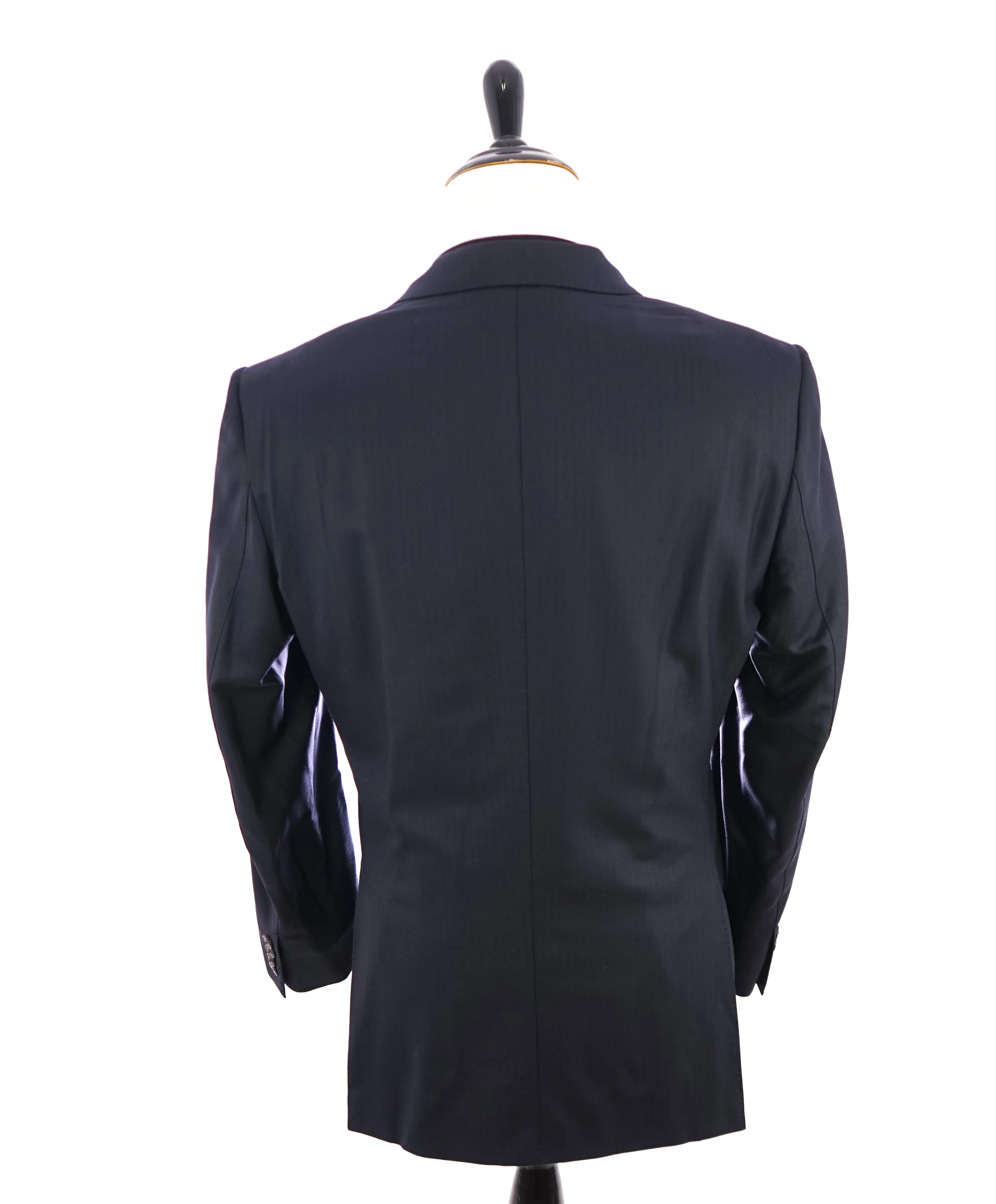ERMENEGILDO ZEGNA - "PREMIUM" Collection Burgundy Stripe Birdseye Suit - 46R