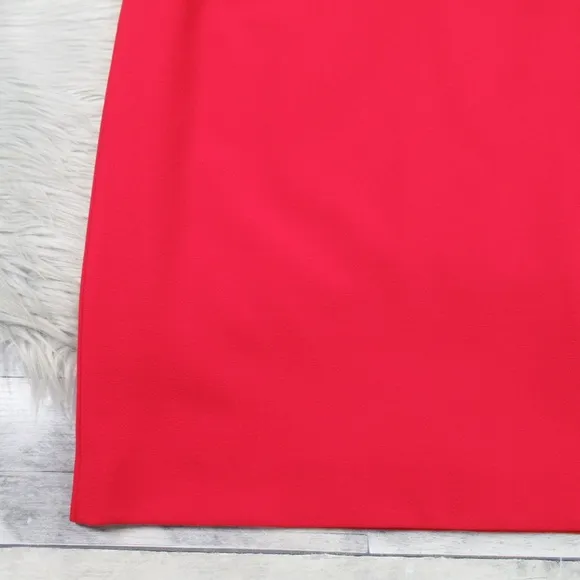 ESCADA Red Wool Pencil Skirt Women’s 42 US Size 12
