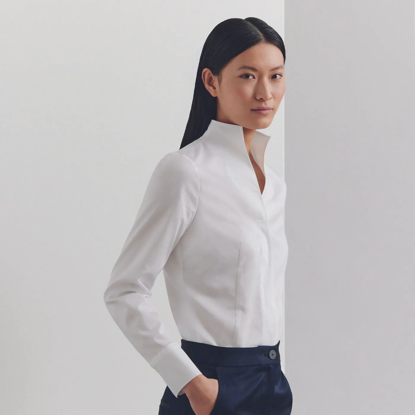 Eterna Cotton Shirt | White