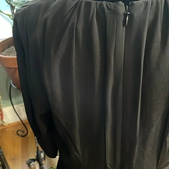 Everlane black pleated black dress - new!