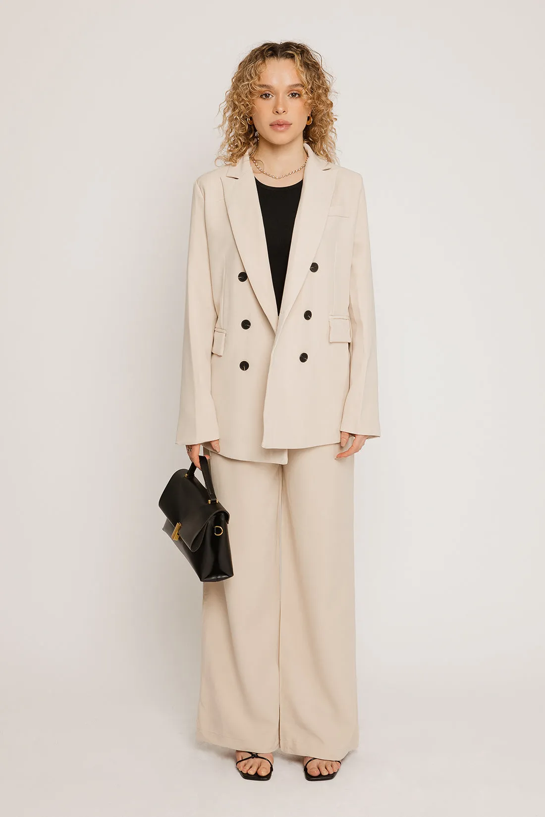Everleigh Cream Suit Jacket