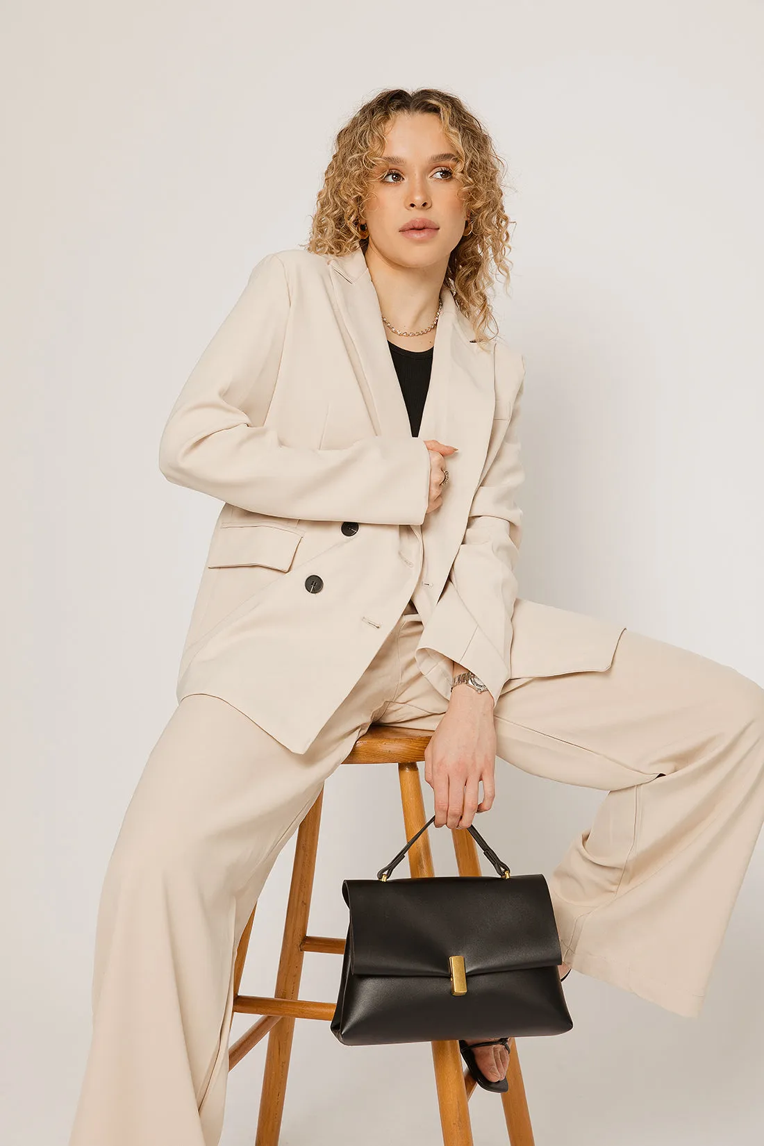 Everleigh Cream Suit Jacket