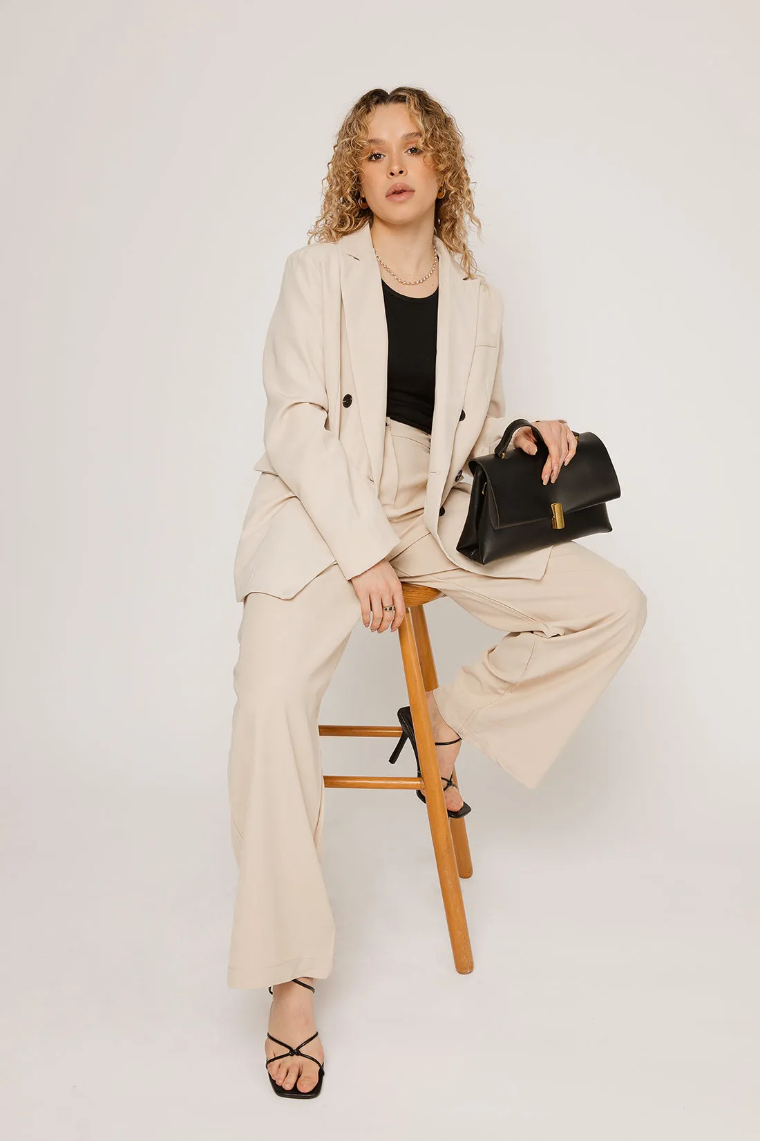 Everleigh Cream Suit Jacket