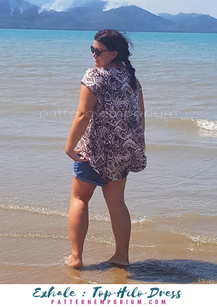Exhale | Flared Top, High-low & Dress Sewing Pattern