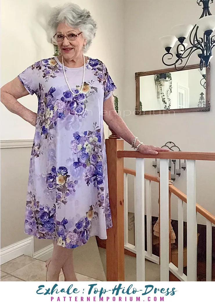 Exhale | Flared Top, High-low & Dress Sewing Pattern