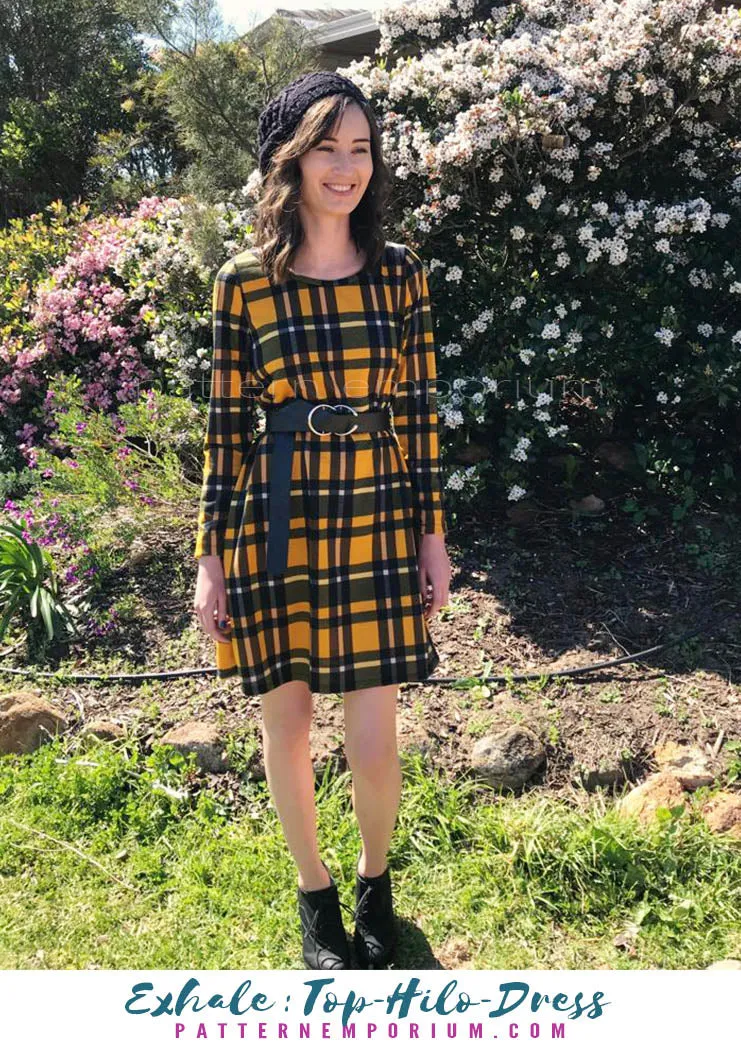 Exhale | Flared Top, High-low & Dress Sewing Pattern