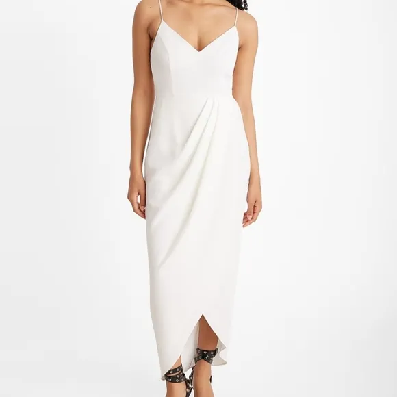 Express white maxi dress