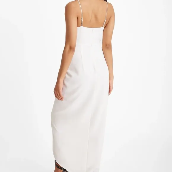 Express white maxi dress