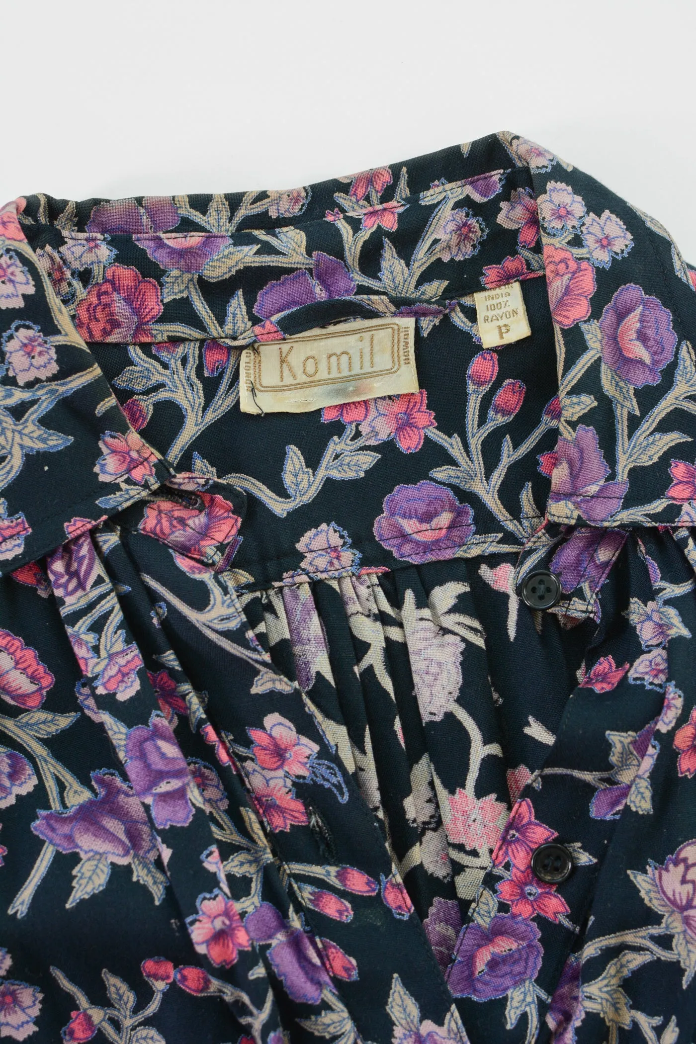 Floaty Midnight Flora Tent Dress