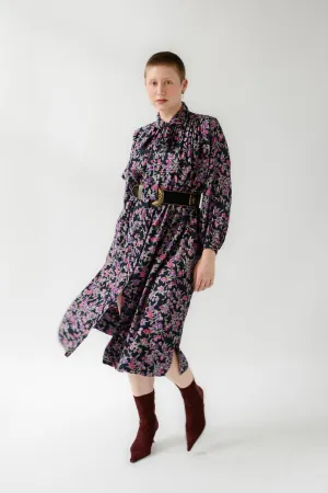Floaty Midnight Flora Tent Dress
