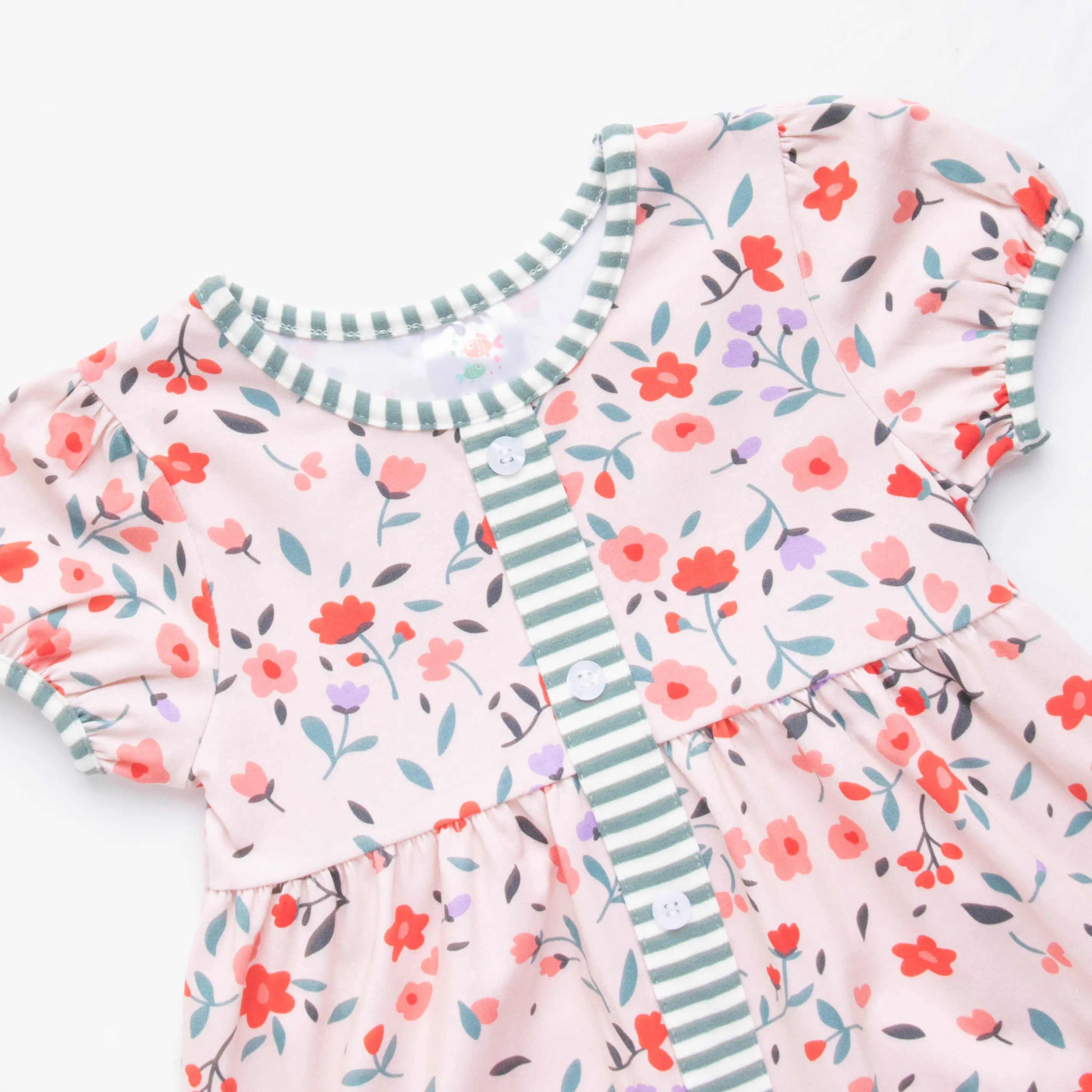 Flowers For Everyone Dress, Red