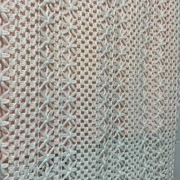 Free People All About You Pencil Skirt 2 Cream Crochet Lace Lined Sexy City Slim