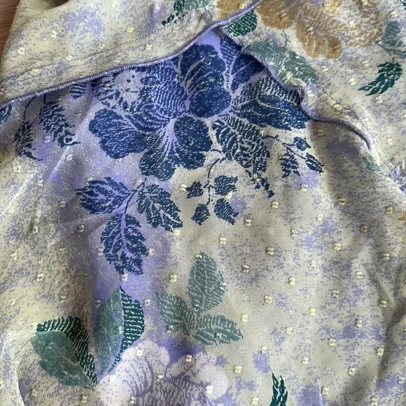 Free people Milly Asymmetrical Mini Skirt women’s sizes xs and large blue combo