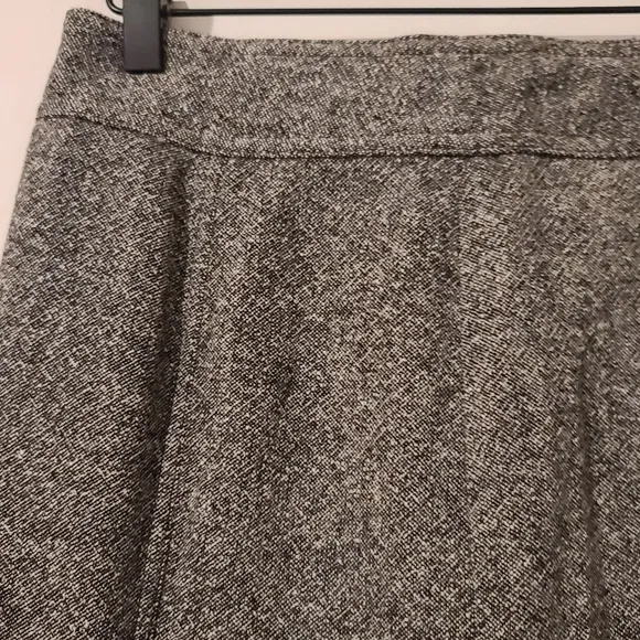 GAP Tweed Wool Black &amp; Charcoal Pencil Skirt Size 0