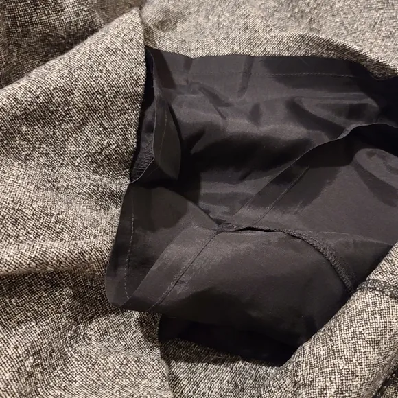 GAP Tweed Wool Black &amp; Charcoal Pencil Skirt Size 0