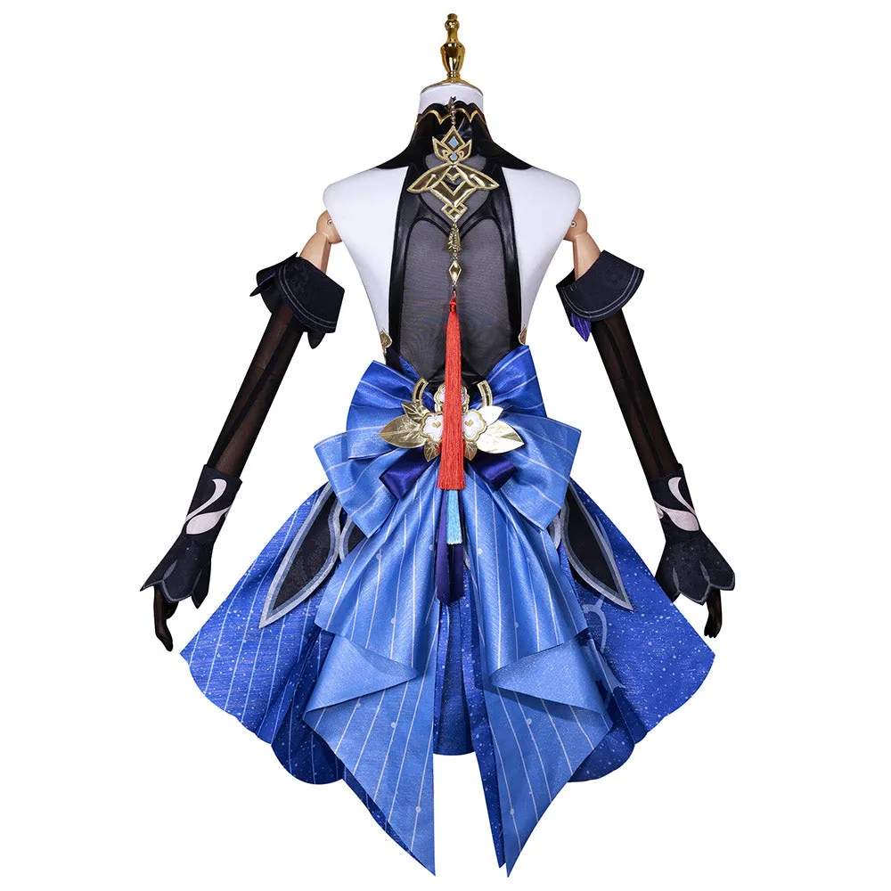 Genshin Impact Ganyu Lantern Rite New Outfit Twilight Blossom Cosplay Costume Outfits Halloween Carnival Suit