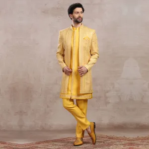 Golden Marigold Radiance Indo-Western Ensemble