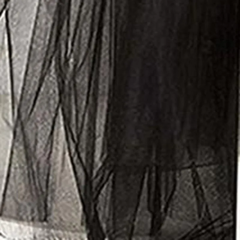 Gothic Punk Tull Maxi Skirt