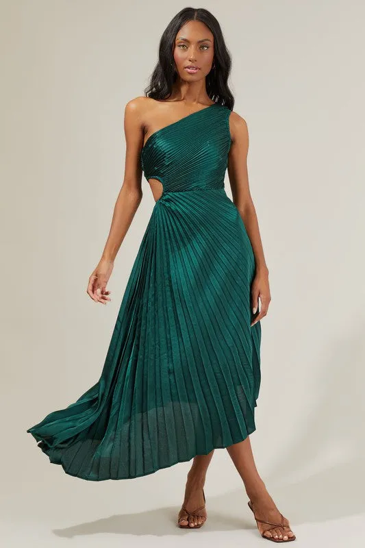 Grayson Pleated Dress (XS-XL Available!) FINAL SALE