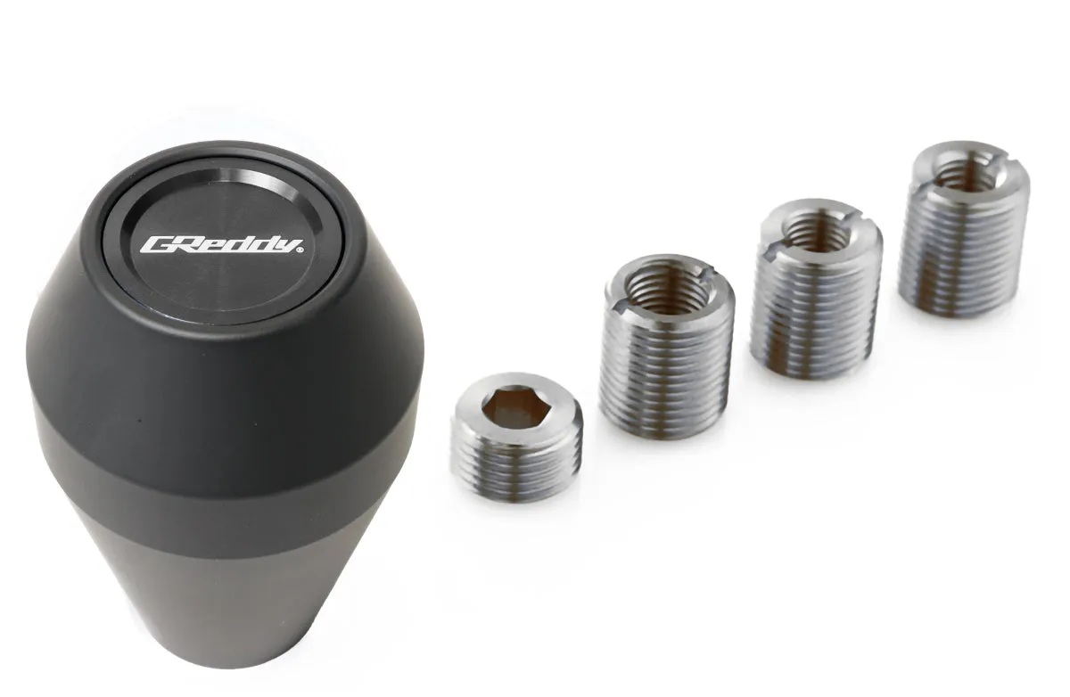 GREDDY SHIFT KNOB A02-LOW TYPE LOCKOUT - BLACK OUT - (14500582)