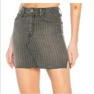 GRLFRND Blaire Striped High Rise Pencil Skirt