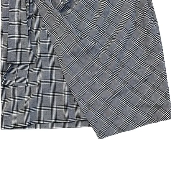 Halogen Plaid Asymmetrical Skirt 14