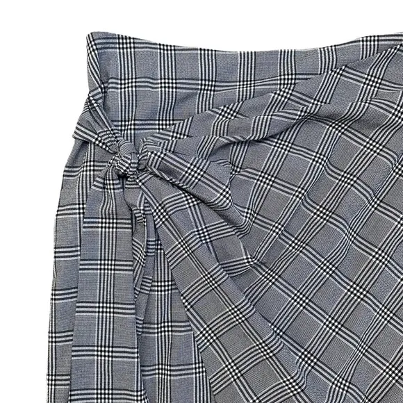Halogen Plaid Asymmetrical Skirt 14
