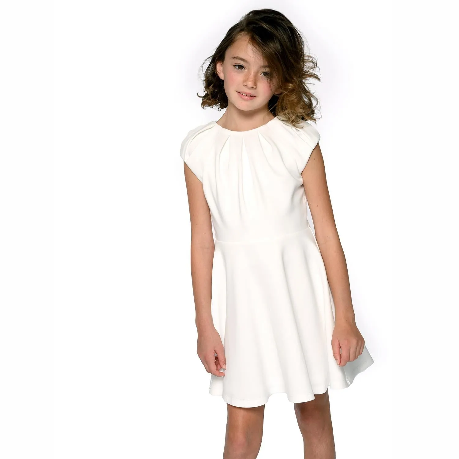 Hannah Banana Scuba Twirl Dress