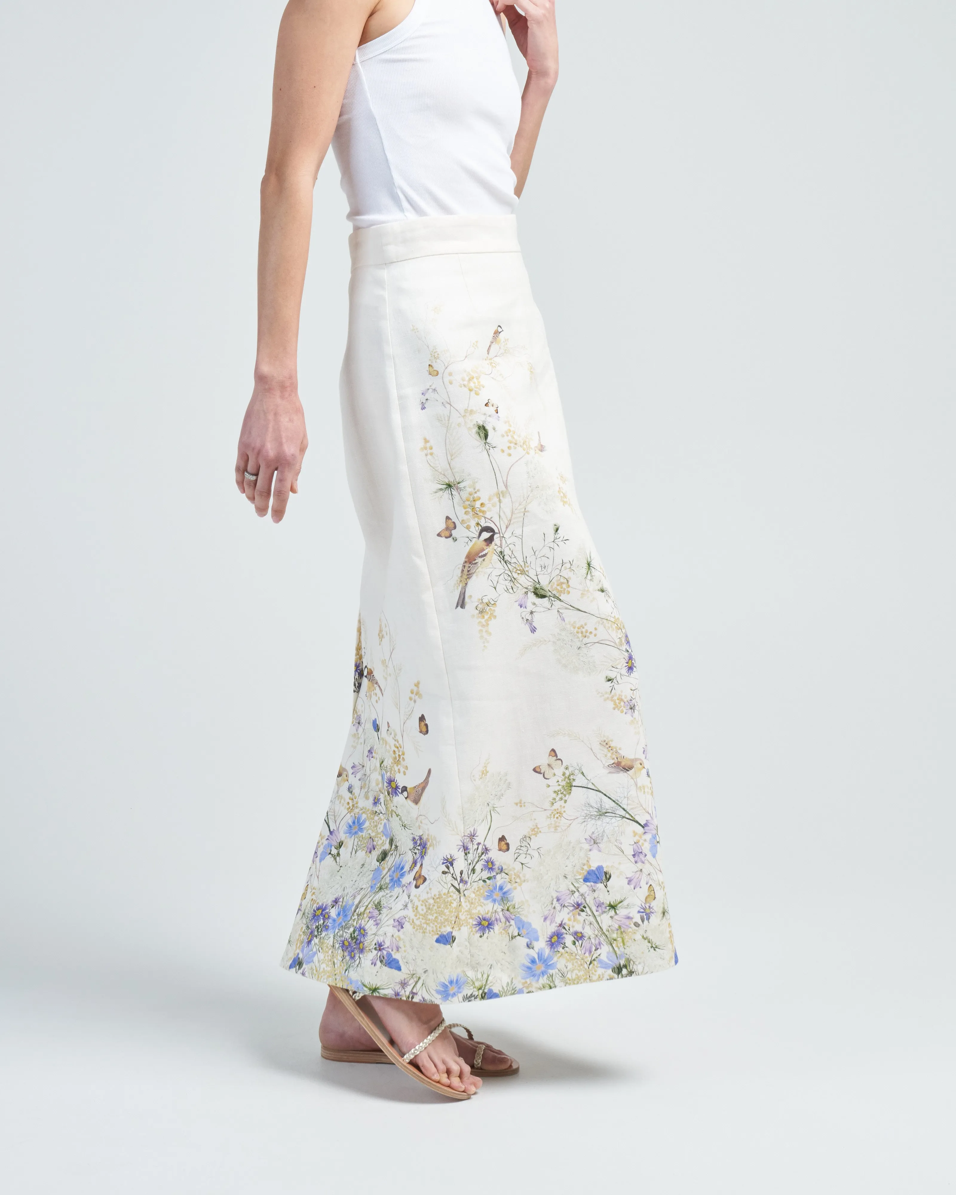 harmony pencil midi skirt