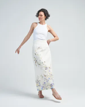 harmony pencil midi skirt