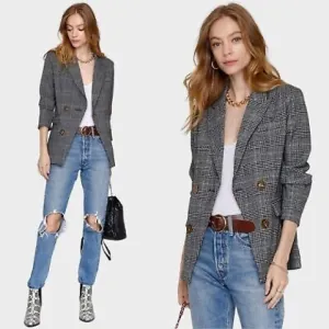 Heartloom Black Blazer Elegant Suit Jacket