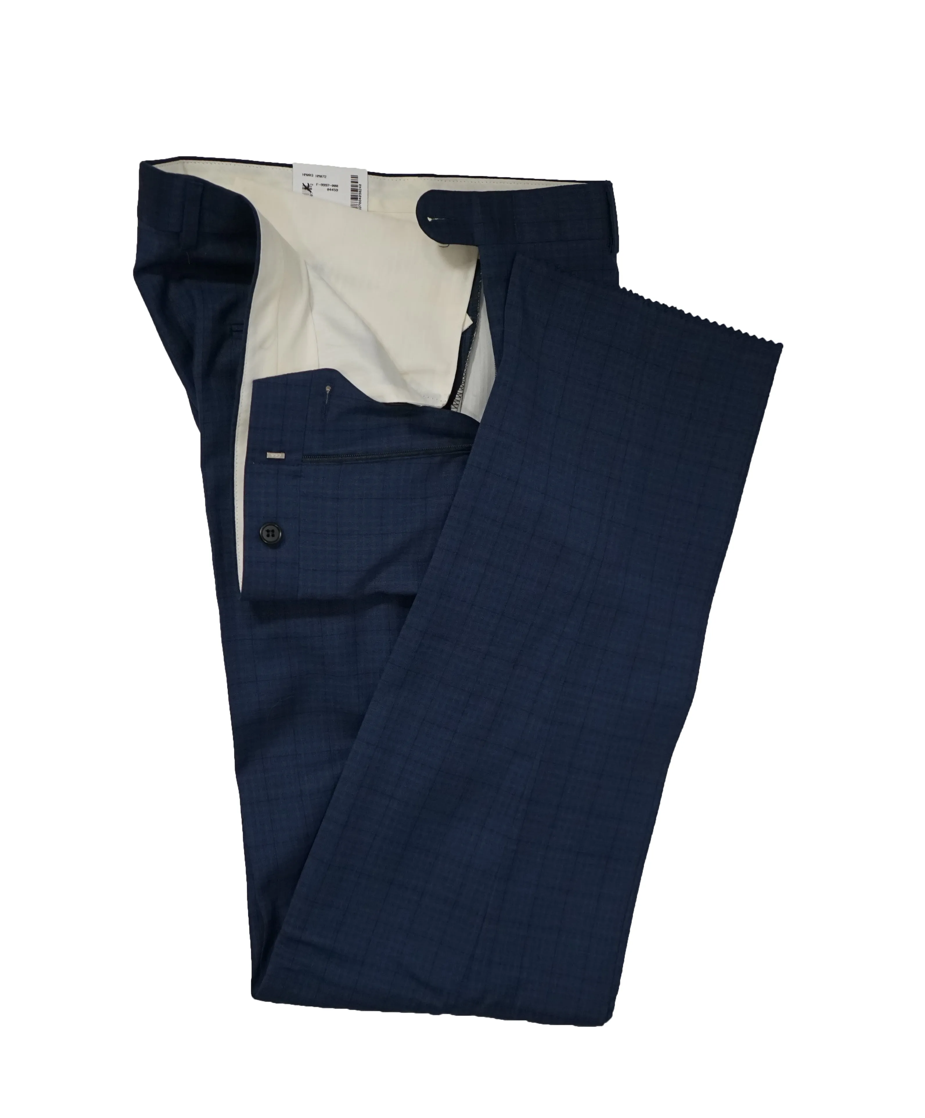 HICKEY FREEMAN - Blue Bold Plaid Wool Suit “Milburn II" - 40S
