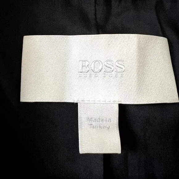 Hugo Boss dark gray suit jacket blazer size 10 J3