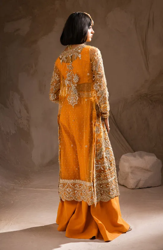 Indian Wedding Dress in Open Jacket and Trouser Style