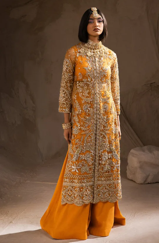Indian Wedding Dress in Open Jacket and Trouser Style