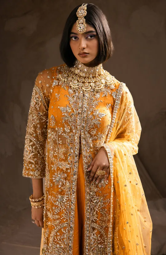 Indian Wedding Dress in Open Jacket and Trouser Style