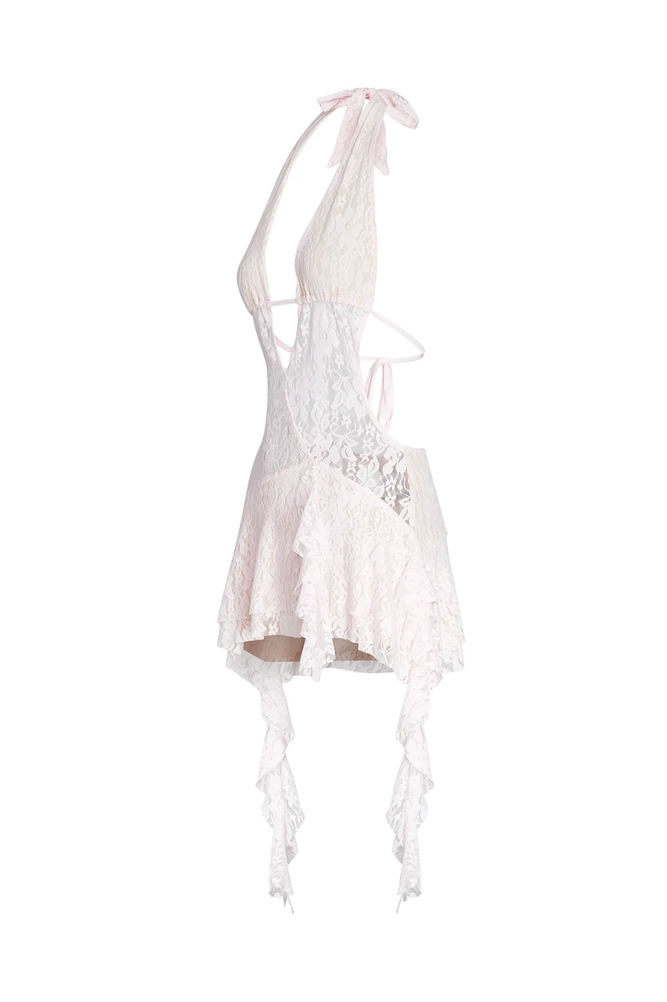 IRISIA LACE DRESS - PINK : LACE