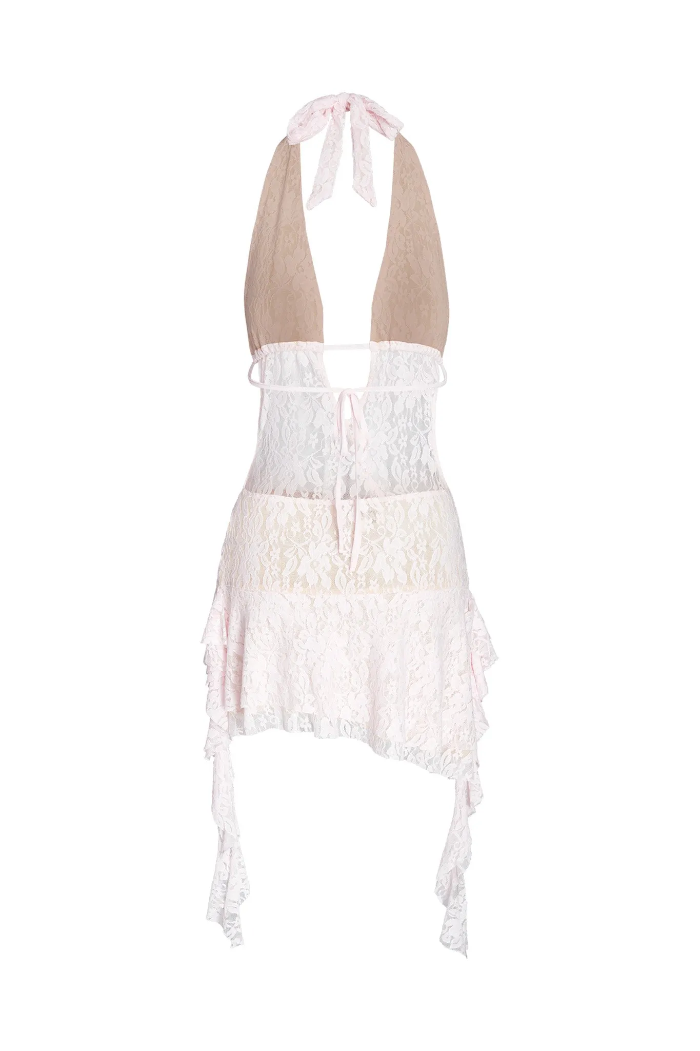 IRISIA LACE DRESS - PINK : LACE