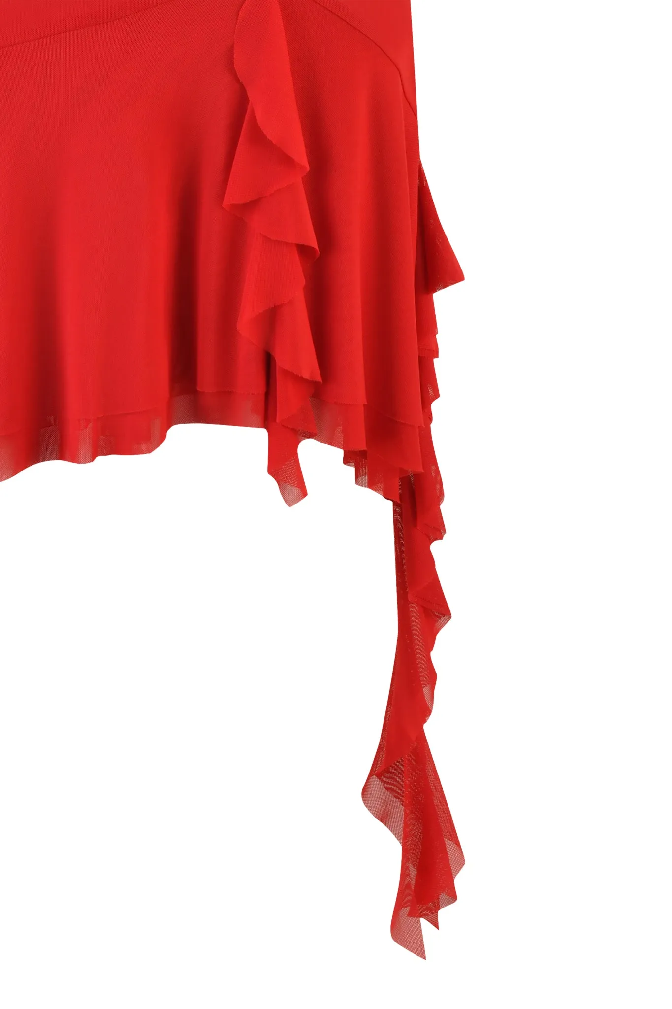 IRISIA MESH DRESS - RED