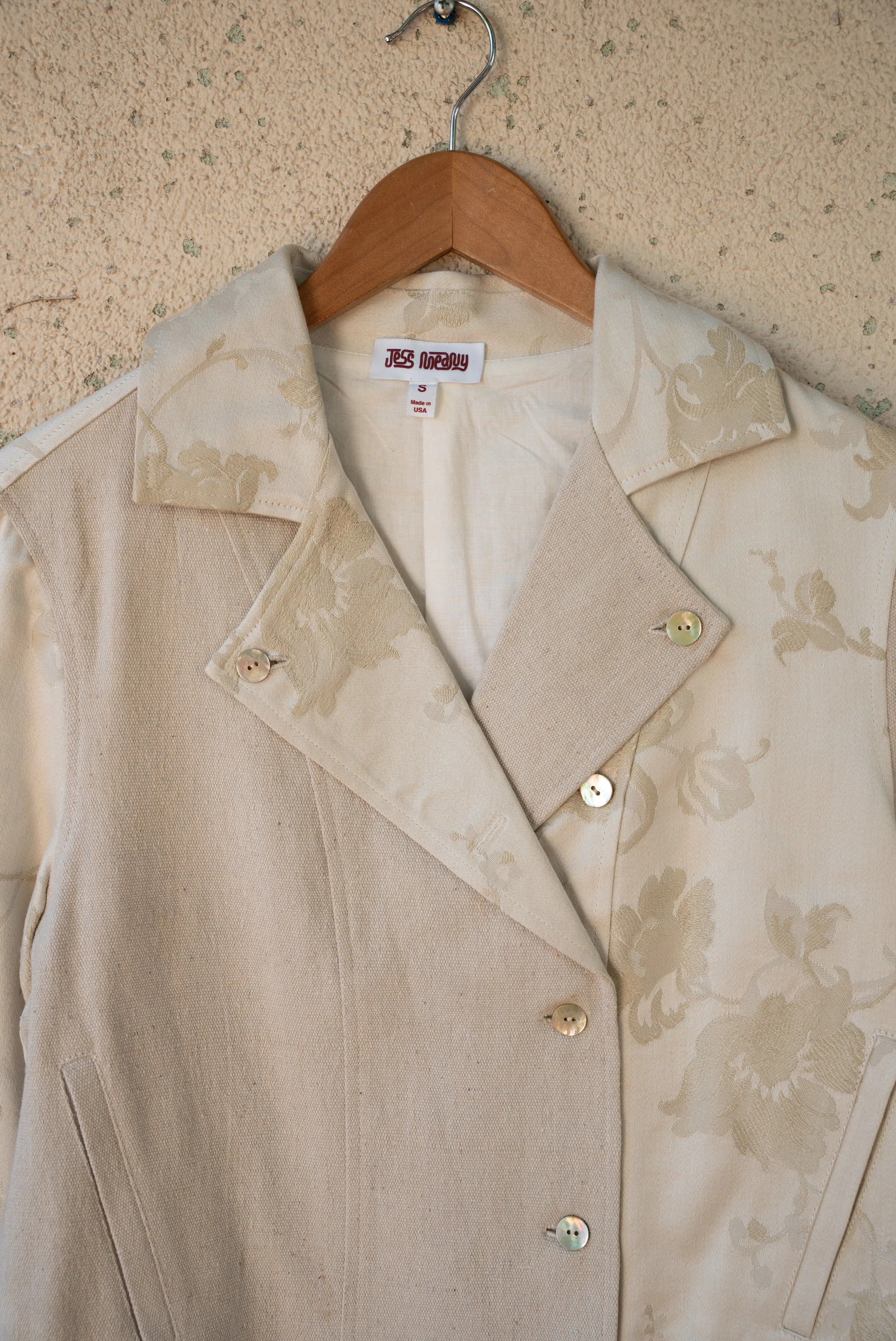 Ivory Mia Moto Jacket (Small)