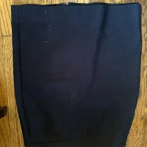 J. Crew Black No. 2 Pencil Skirt with Slit in Back