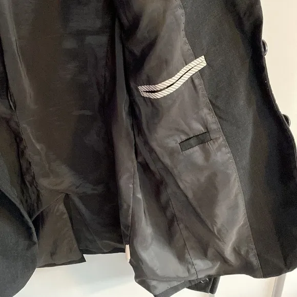 J Crew Charcoal Blazer EUC Size 8 Tall Bi Stretch